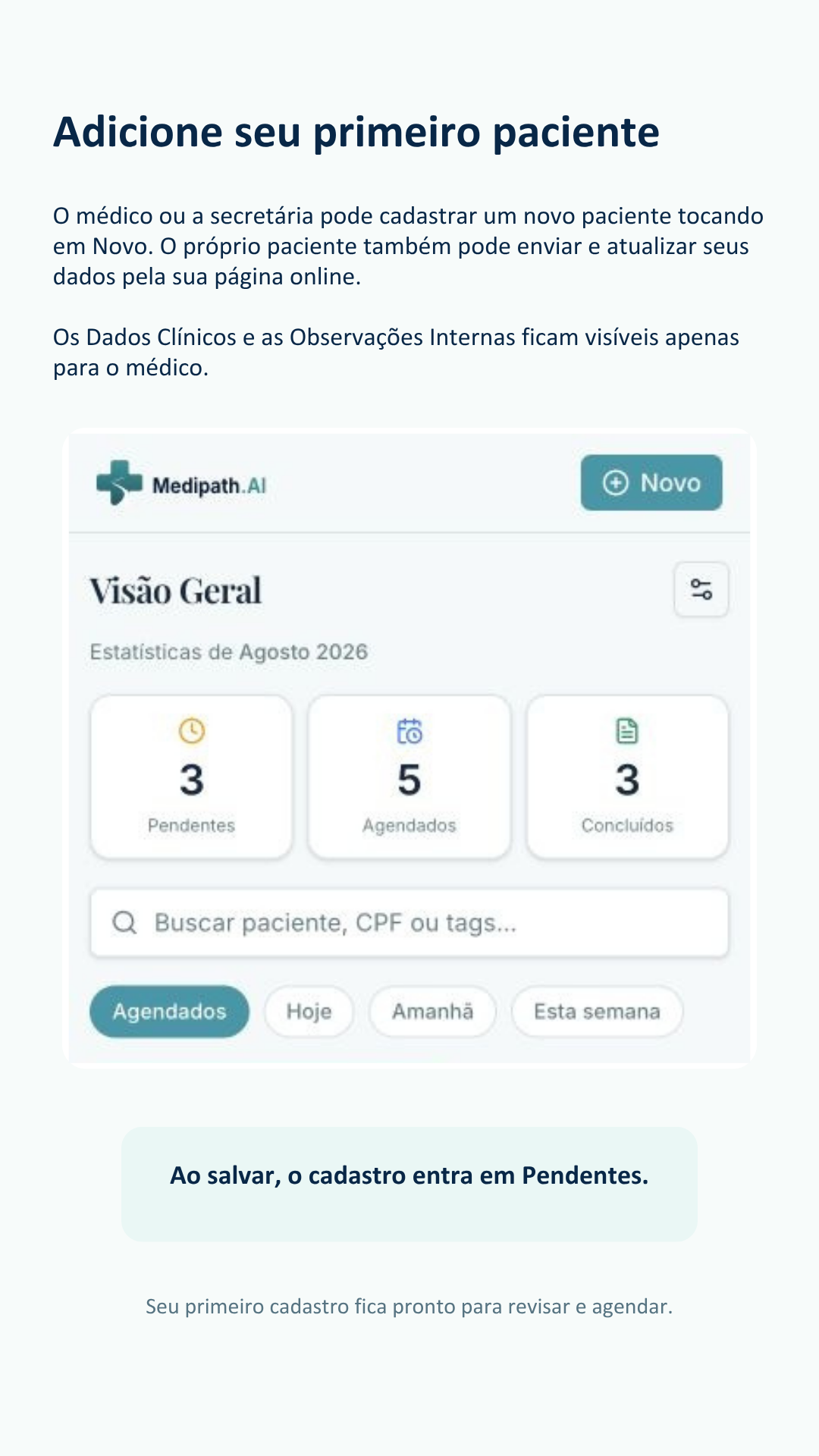 Guia rápido Medipath.AI — página 3 de 14